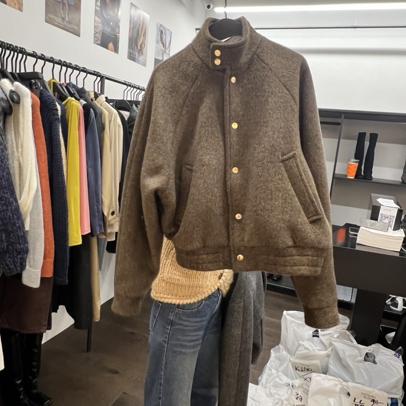 UNANSWERED-MYSTERY韓國代購㊣女裝新款真品熱賣夾克人字紋UNANSWERED-MYSTERY夾克圖色3