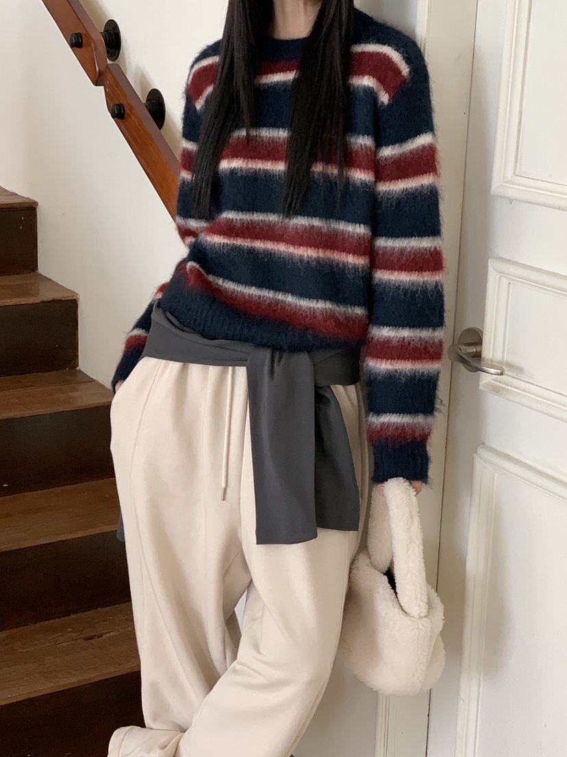 MORE THAN-P東大門㊣實拍女士新品時尚推薦25秋冬職業針織衫MORE THAN針織衫