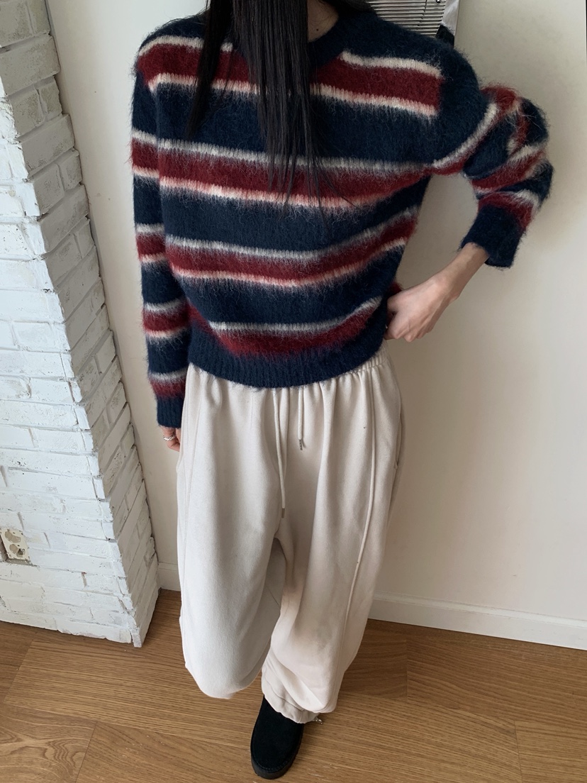 MORE THAN-P東大門㊣實拍女士新品時尚推薦25秋冬職業針織衫MORE THAN針織衫