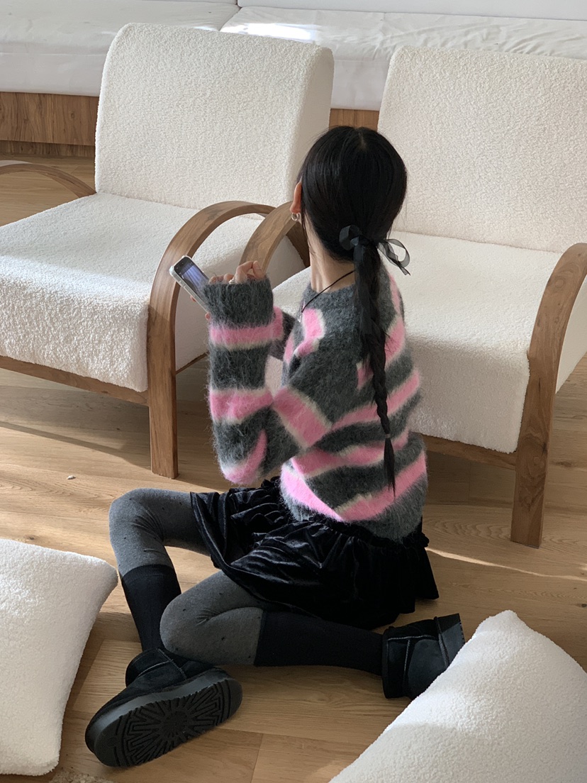 MORE THAN-P東大門㊣實拍女士新品時尚推薦25秋冬職業針織衫MORE THAN針織衫