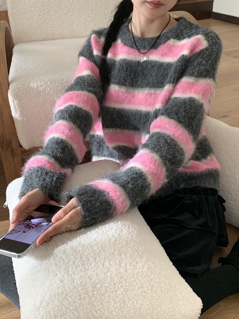 MORE THAN-P東大門㊣實拍女士新品時尚推薦25秋冬職業針織衫MORE THAN針織衫