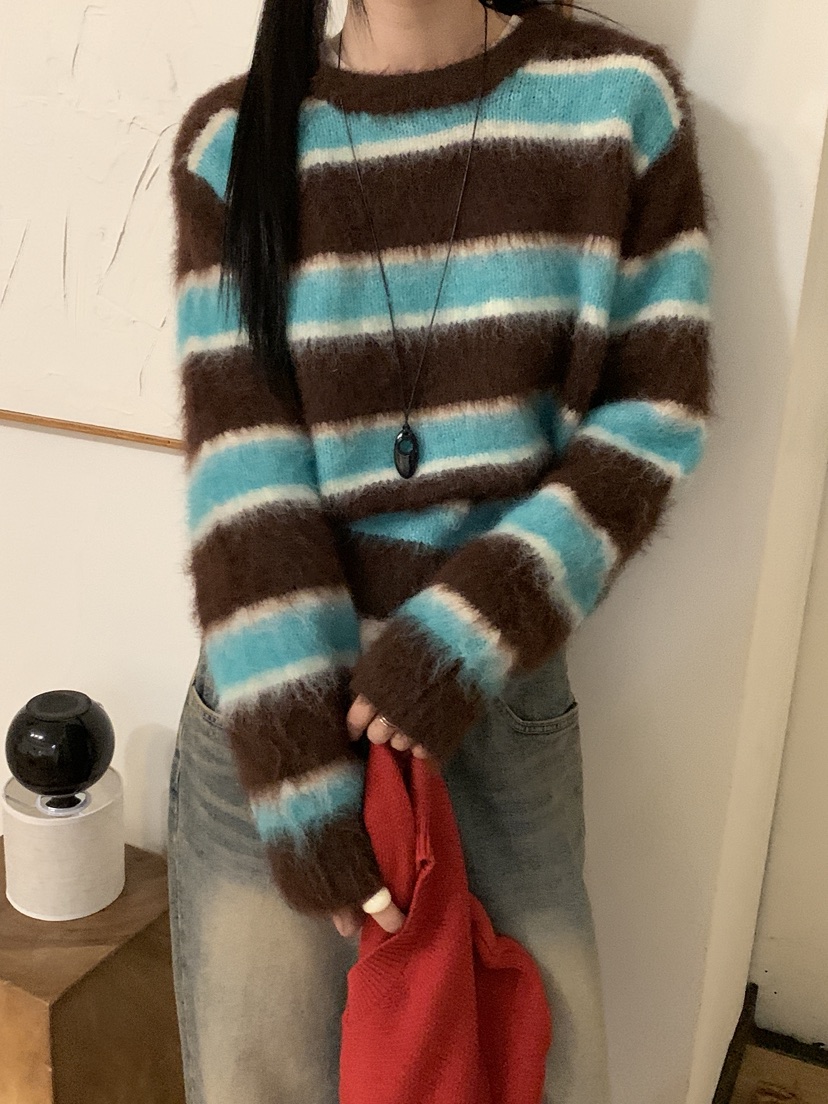 MORE THAN-P東大門㊣實拍女士新品時尚推薦25秋冬職業針織衫MORE THAN針織衫