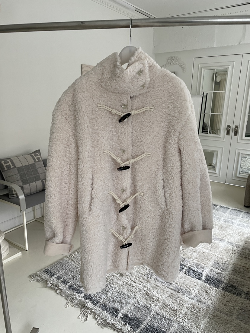 BAHATI韓國代購㊣女士新品時尚真品25秋冬人氣中長款大衣羊毛BAHATI中長款大衣