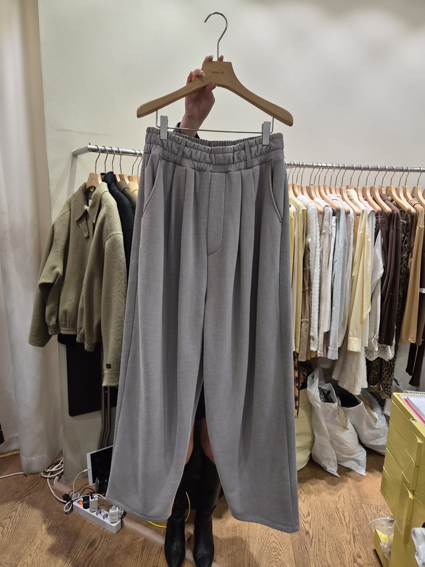 AUVERFIT東大門㊣代購女裝新品25秋冬休閑推薦真品休閑褲絨AUVERFIT休閑褲圖色2