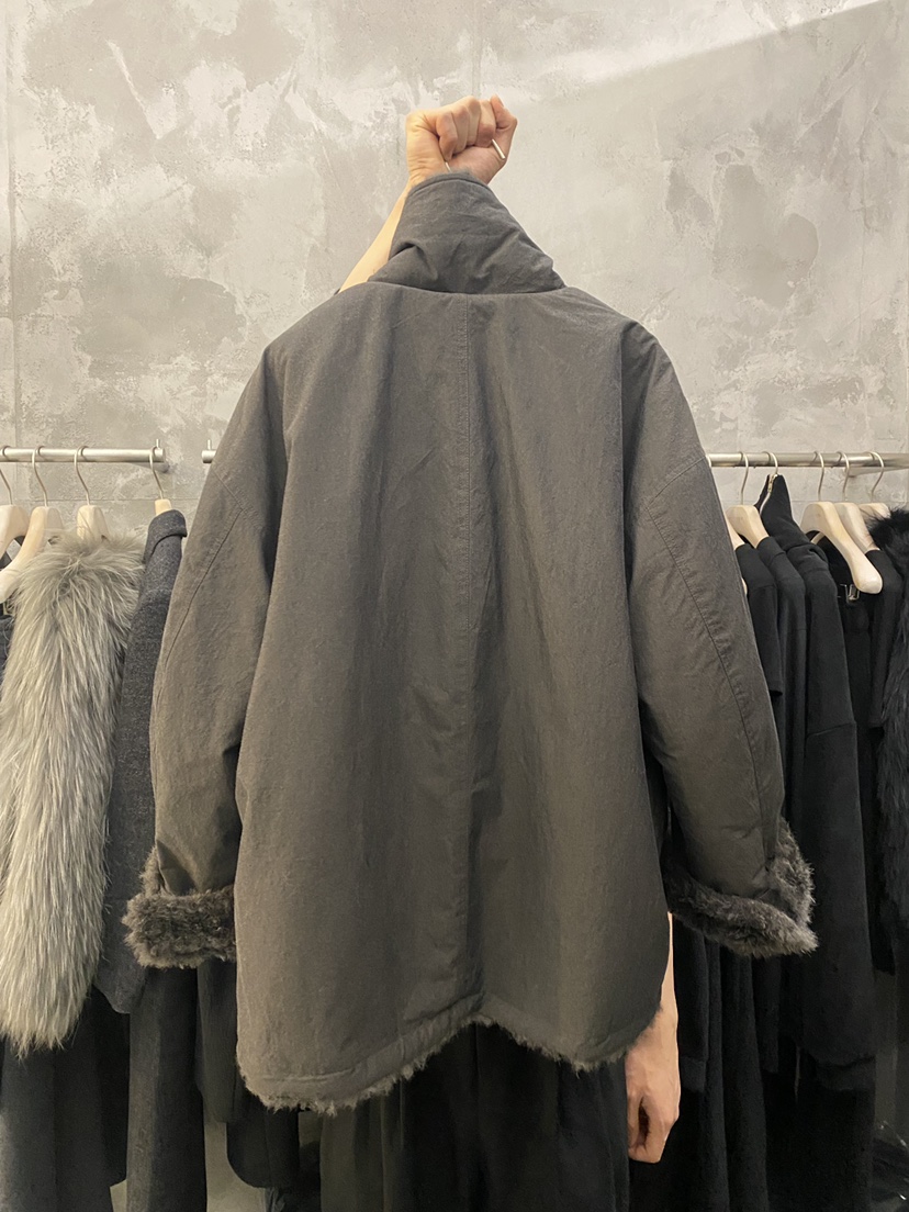 THE VETIVER-A韓國直郵㊣女裝新款25秋冬真品時尚短款大衣VETIVER短款大衣