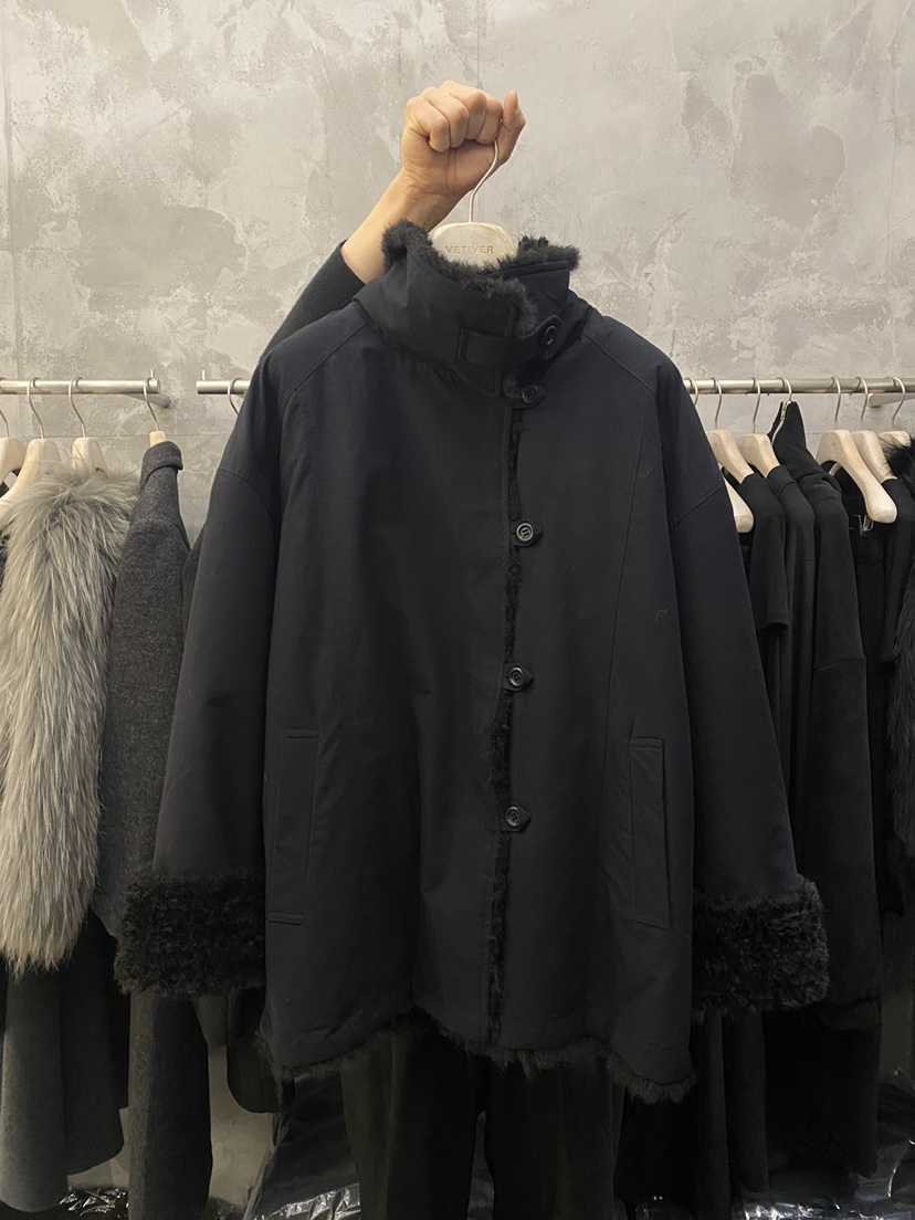 THE VETIVER-A韓國直郵㊣女裝新款25秋冬真品時尚短款大衣VETIVER短款大衣圖色2