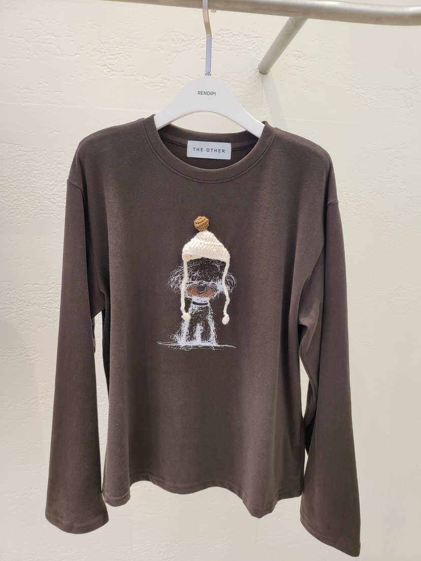 THE OTHER韓國直郵㊣女士新品25秋冬推薦時尚熱賣長袖T恤羊毛THE OTHER長袖T恤圖色2