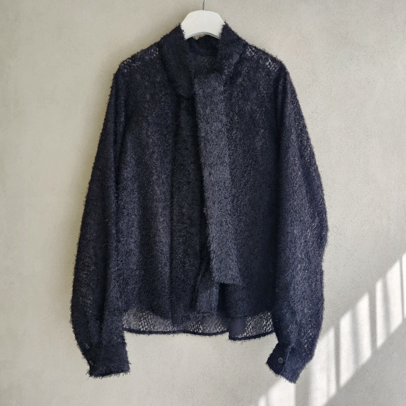 LA BLOOM韓國直郵㊣女士新品25秋冬真品推薦人氣針織衫含圍巾La Bloom針織衫圖色2