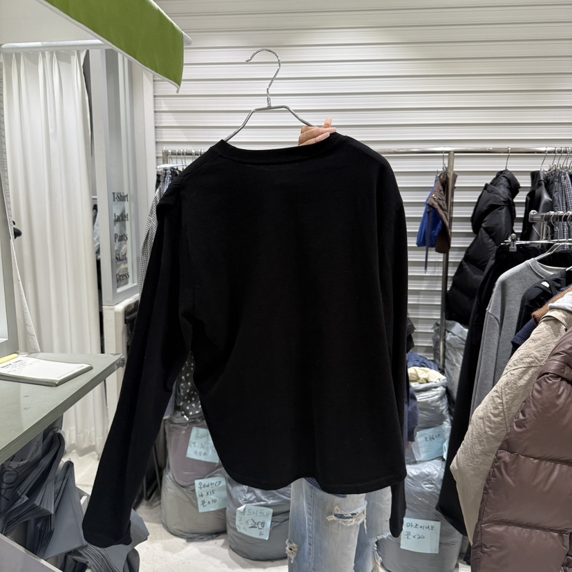 BRICKLANE東大門㊣直郵女士新品休閑熱賣時尚長袖T恤假兩件BRICKLANE長袖T恤