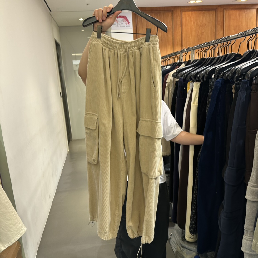 GARMENT-P東大門㊣直郵女裝新款25秋冬推薦熱賣休閑褲口袋GARMENT休閑褲