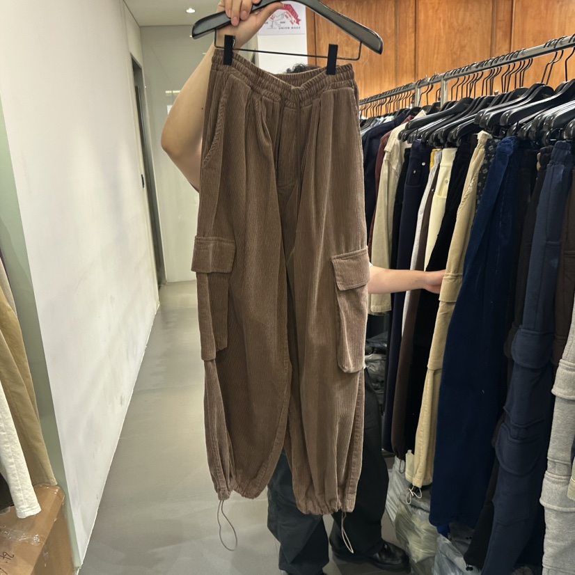 GARMENT-P東大門㊣直郵女裝新款25秋冬推薦熱賣休閑褲口袋GARMENT休閑褲圖色2