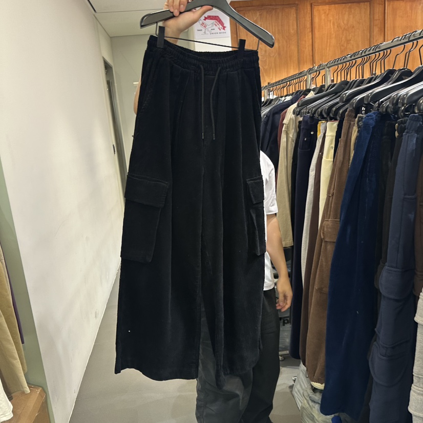 GARMENT-P東大門㊣直郵女裝新款25秋冬推薦熱賣休閑褲口袋GARMENT休閑褲圖色3黑色