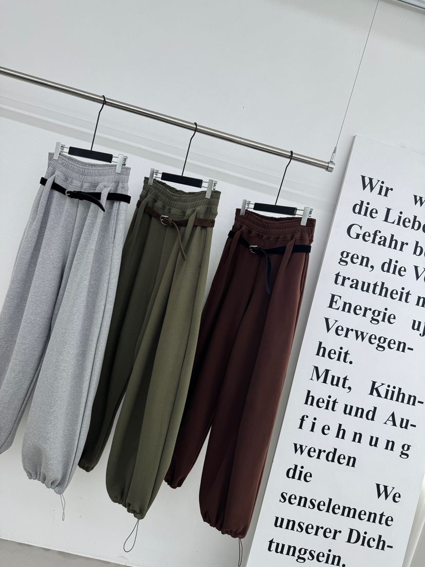 RED-A韓國直郵㊣女士新款真品熱賣休閑休閑褲含腰帶系腰帶RED-A休閑褲