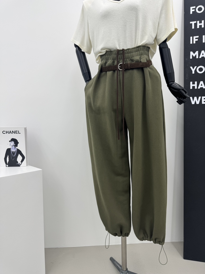 RED-A韓國直郵㊣女士新款真品熱賣休閑休閑褲含腰帶系腰帶RED-A休閑褲