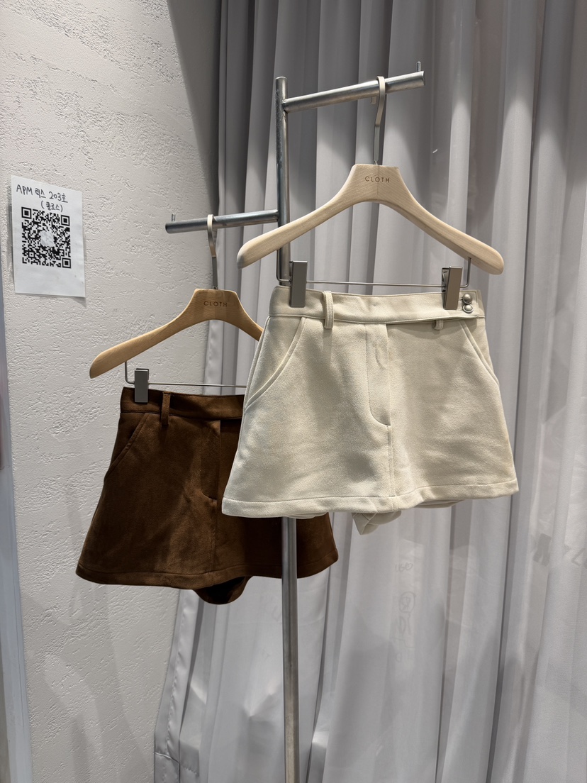 CLOTH東大門㊣直郵女裝新品真品25秋冬休閑熱賣人氣裙褲絨面革CLOTH裙褲