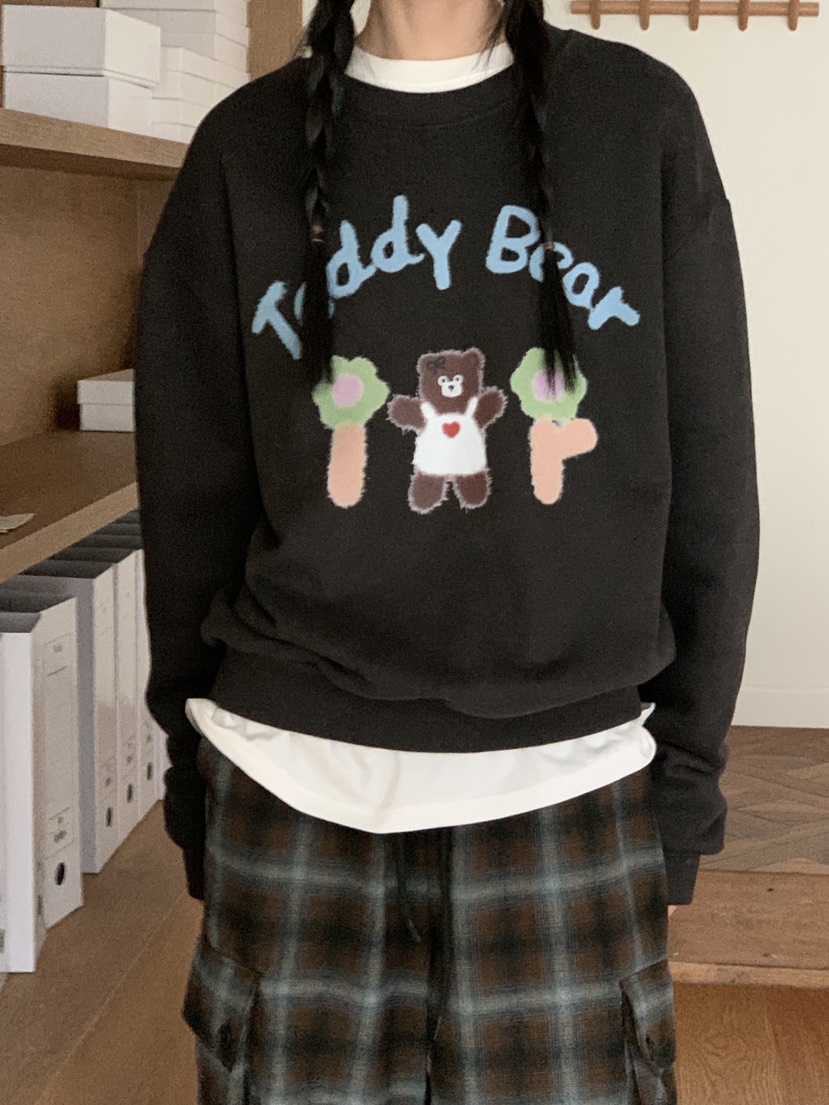 MORE THAN-P東大門㊣實拍女士新品休閑職業真品時尚人氣衛衣MORE THAN衛衣