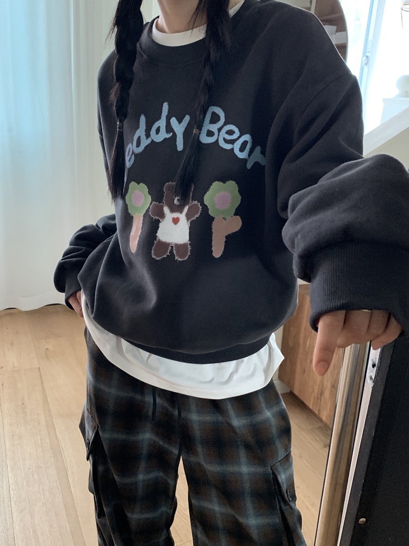 MORE THAN-P東大門㊣實拍女士新品休閑職業真品時尚人氣衛衣MORE THAN衛衣