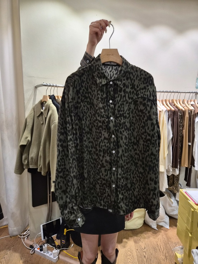 AUVERFIT韓國直郵㊣女士新款真品人氣職業25秋冬襯衫蕾絲衫AUVERFIT襯衫/蕾絲衫圖色3