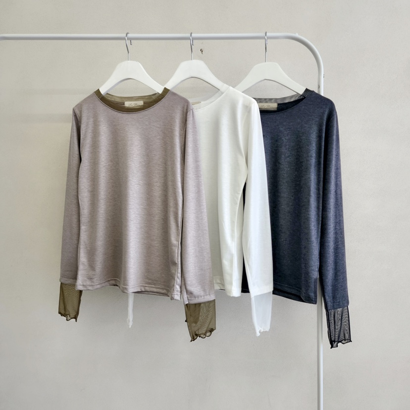 LA BLOOM東大門㊣直郵女士新款真品時尚人氣推薦熱賣長袖T恤La Bloom長袖T恤