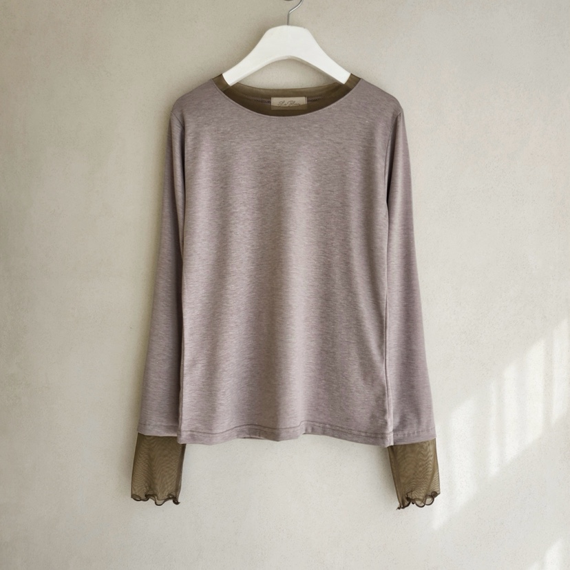 LA BLOOM東大門㊣直郵女士新款真品時尚人氣推薦熱賣長袖T恤La Bloom長袖T恤圖色2