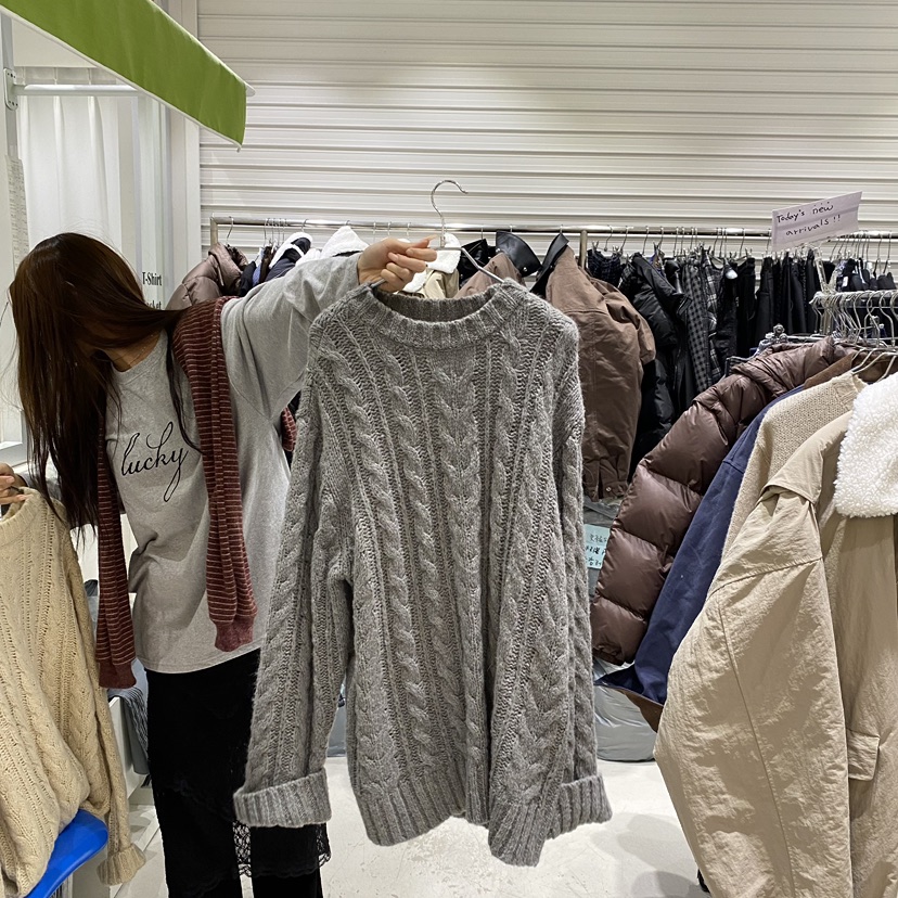 BRICKLANE韓國直郵㊣女士新品休閑25秋冬真品推薦熱賣針織衫BRICKLANE針織衫圖色3