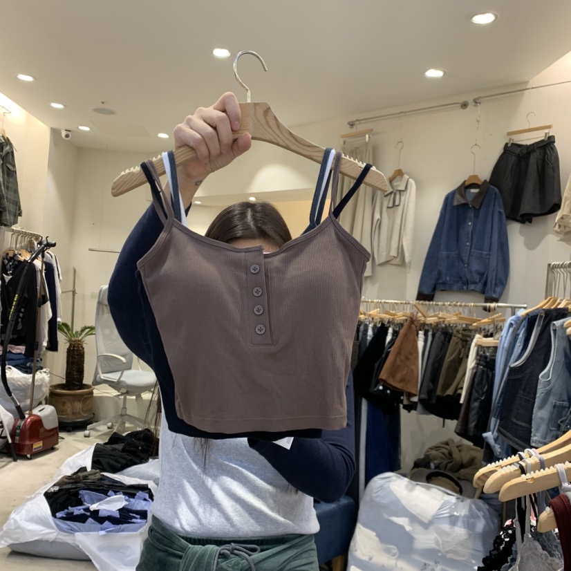 HIPTIQUE東大門㊣代購女裝新款職業真品時尚熱賣休閑吊帶背心HIPTIQUE吊帶/背心