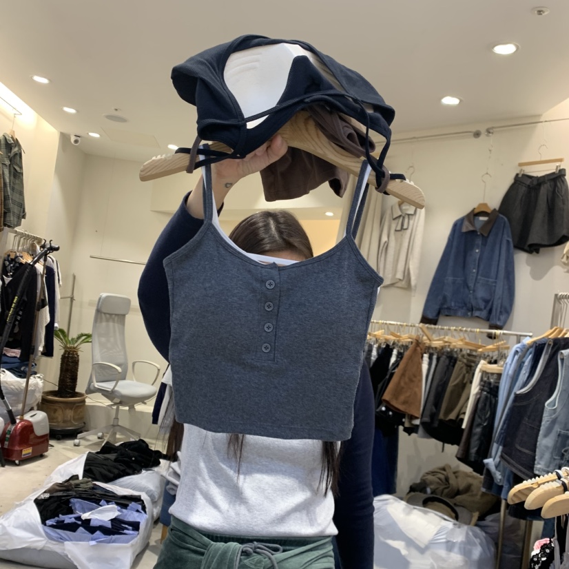 HIPTIQUE東大門㊣代購女裝新款職業真品時尚熱賣休閑吊帶背心HIPTIQUE吊帶/背心圖色3