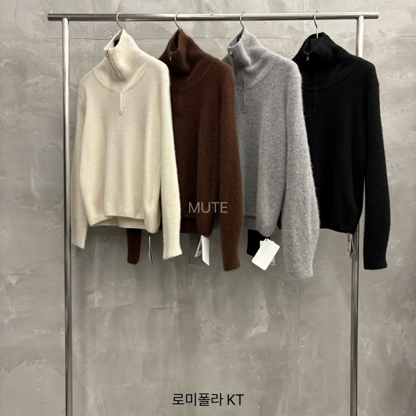 MUTE-P韓國直郵㊣女裝新款25秋冬人氣熱賣真品推薦時尚毛衣MUTE毛衣