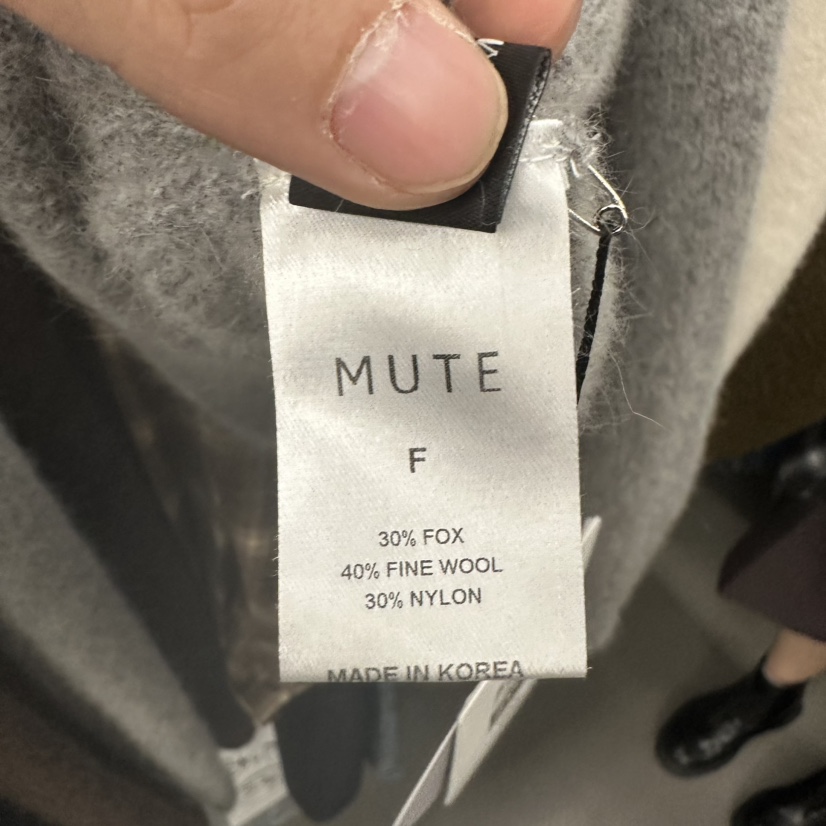 MUTE-P韓國直郵㊣女裝新款25秋冬人氣熱賣真品推薦時尚毛衣MUTE毛衣