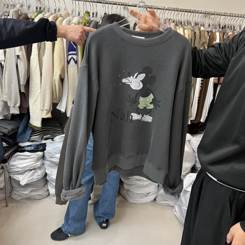 LEESEED-A東大門㊣代購女裝新款推薦休閑熱賣25秋冬時尚衛衣SEeD/LEESEED衛衣圖色2