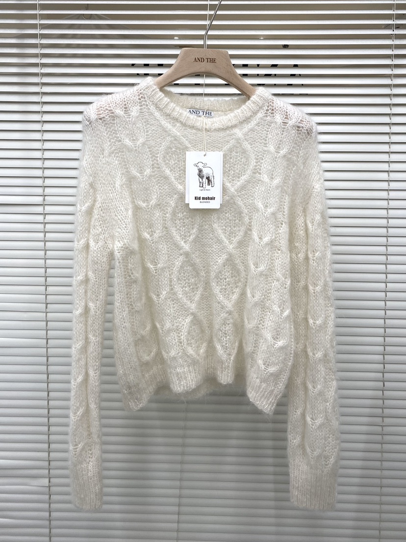 AND THE東大門㊣代購女裝新款推薦真品人氣職業25秋冬針織衫AND THE針織衫圖色2