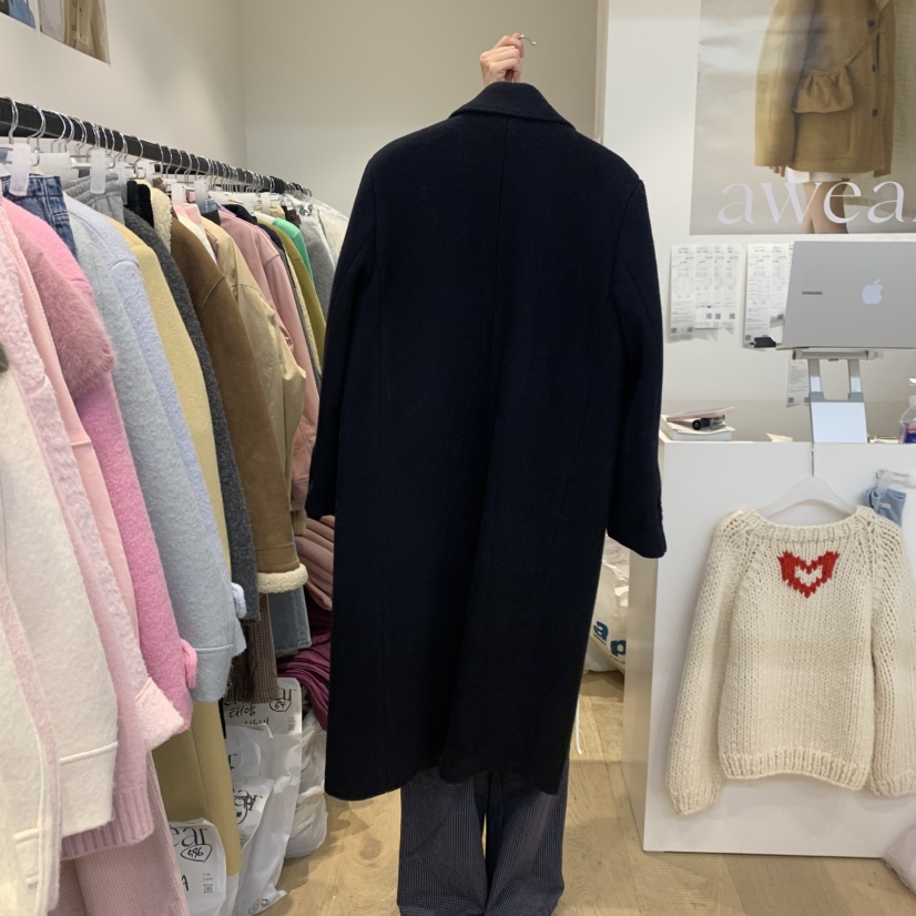 RUMIRU/AWEAR東大門㊣實拍女裝新款推薦25秋冬時尚中長款大衣awear/RUMIRU中長款大衣