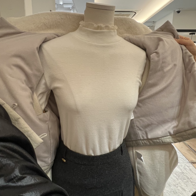 VENIR-a東大門㊣實拍女裝新款人氣25秋冬時尚休閑職業長袖T恤VENIR-a長袖T恤圖色7