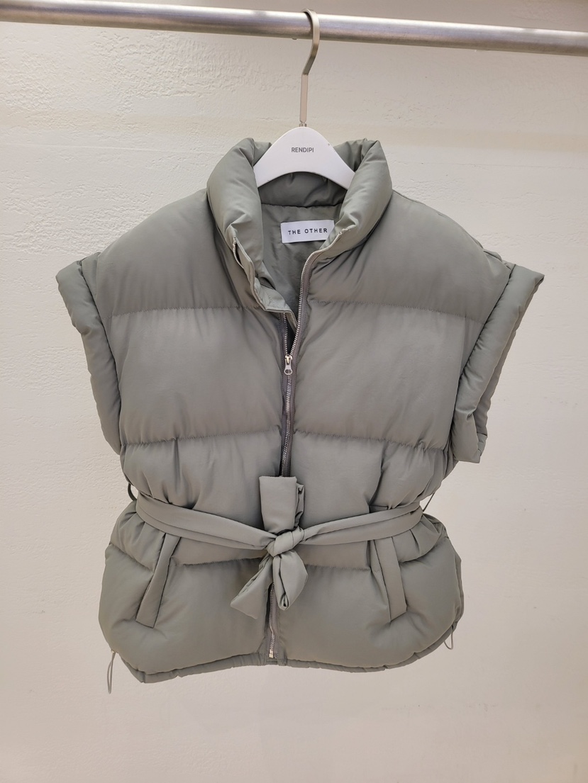 THE OTHER東大門㊣直郵女裝新品時尚人氣熱賣真品馬甲含腰帶THE OTHER馬甲