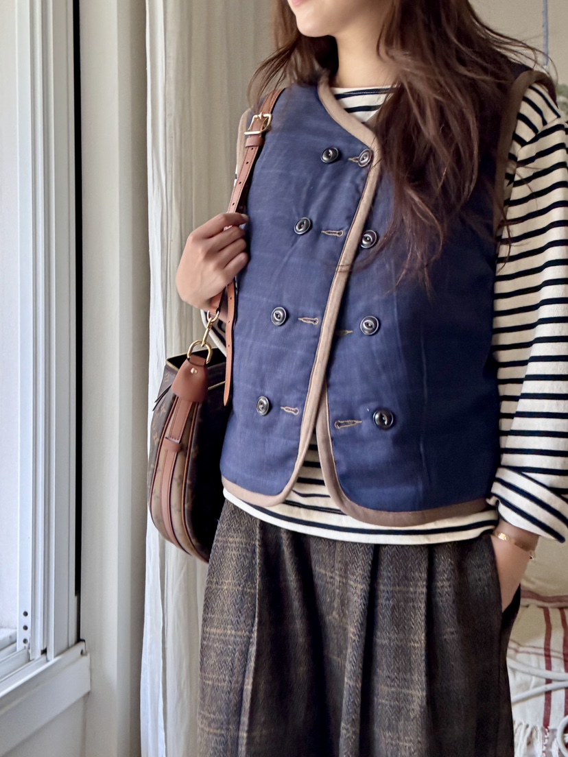 AT NOTE韓國代購㊣女士新款休閑推薦熱賣職業馬甲羊毛雙面AT NOTE馬甲