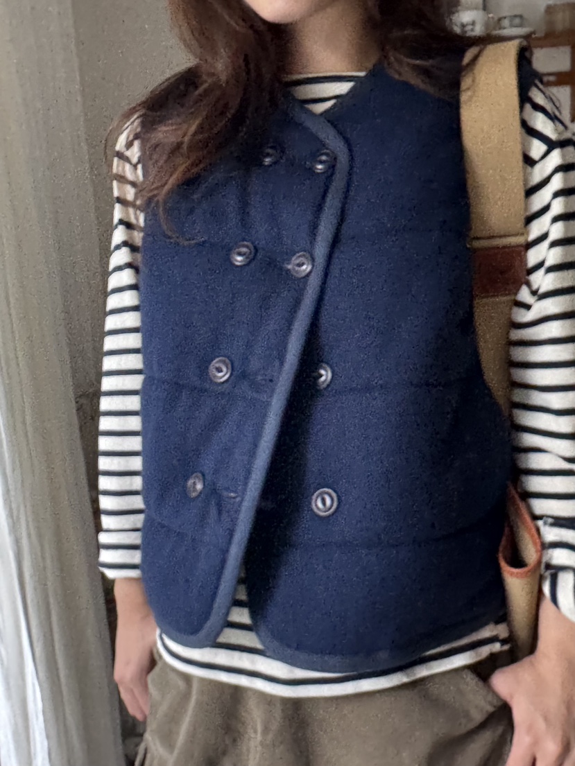 AT NOTE韓國代購㊣女士新款休閑推薦熱賣職業馬甲羊毛雙面AT NOTE馬甲