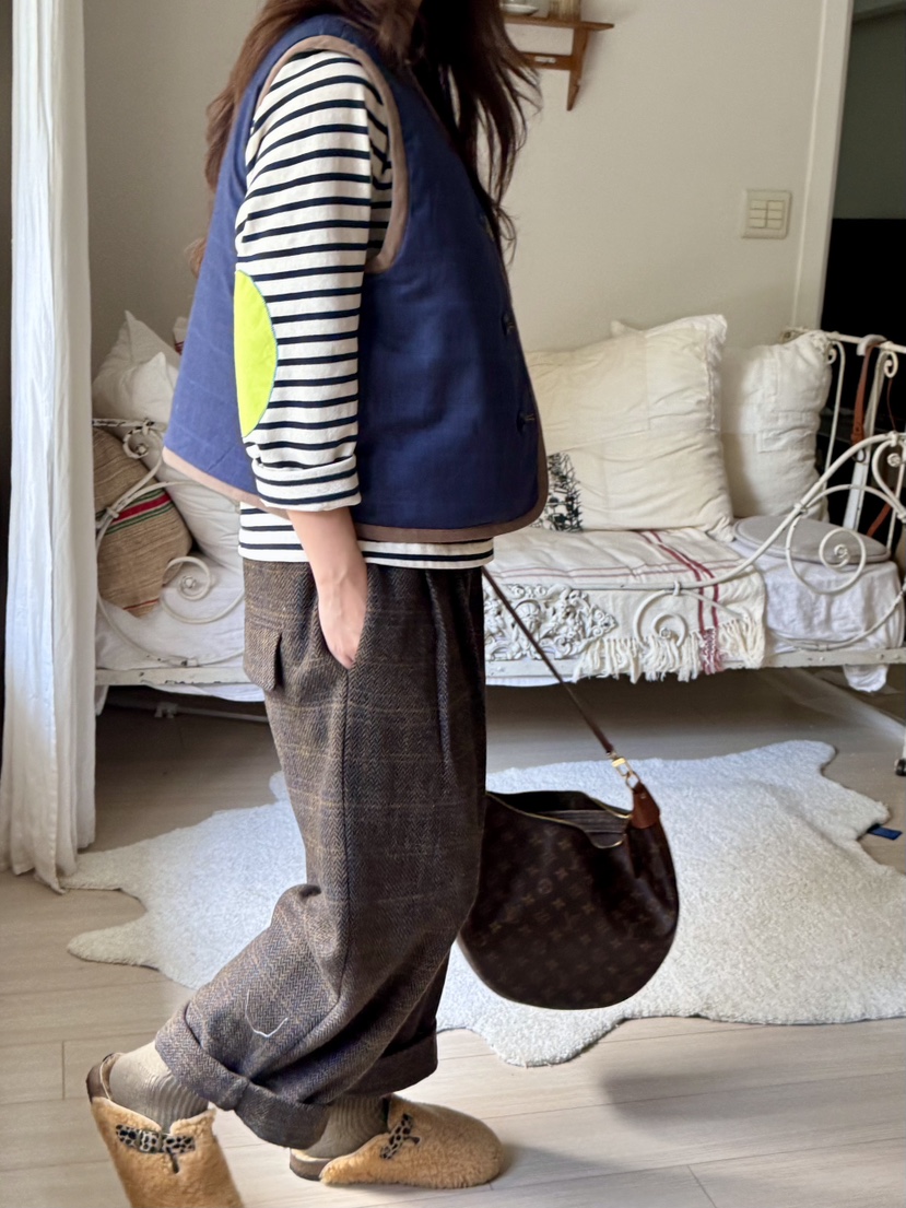 AT NOTE韓國代購㊣女士新款休閑推薦熱賣職業馬甲羊毛雙面AT NOTE馬甲