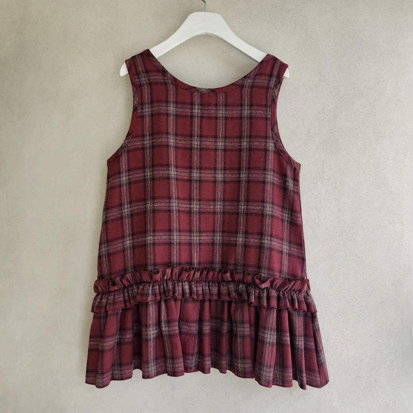 LA BLOOM東大門㊣代購女裝新品職業25秋冬時尚熱賣連衣裙格紋La Bloom連衣裙圖色2