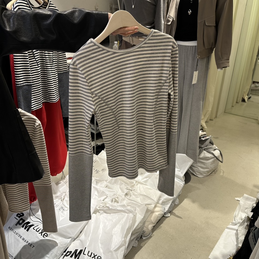 LIL東大門㊣實拍女士新品時尚真品職業25秋冬熱賣推薦長袖T恤LIL長袖T恤