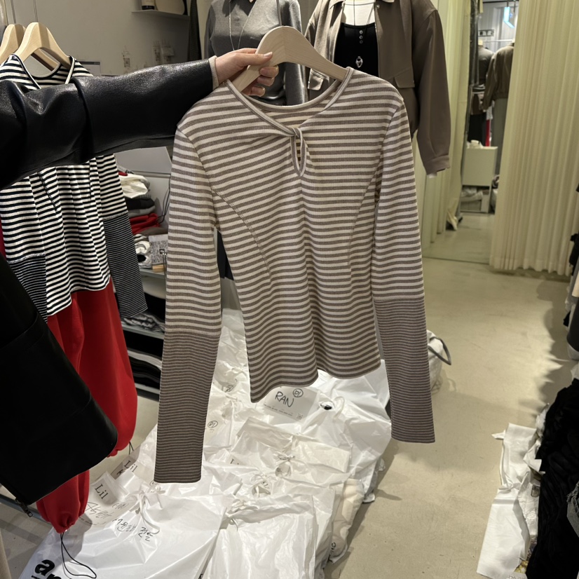 LIL東大門㊣實拍女士新品時尚真品職業25秋冬熱賣推薦長袖T恤LIL長袖T恤