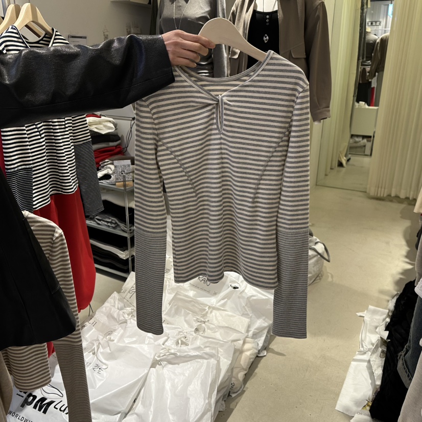 LIL東大門㊣實拍女士新品時尚真品職業25秋冬熱賣推薦長袖T恤LIL長袖T恤圖色3