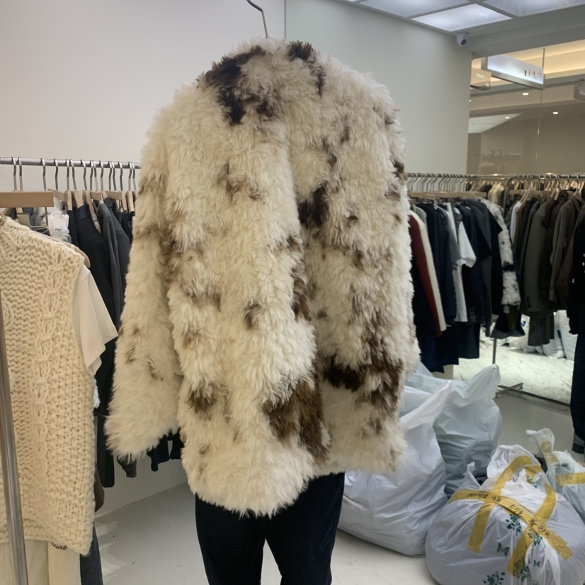 FLAUNT韓國直郵㊣女士新款熱賣推薦休閑時尚真品中長款大衣FLAUNT中長款大衣