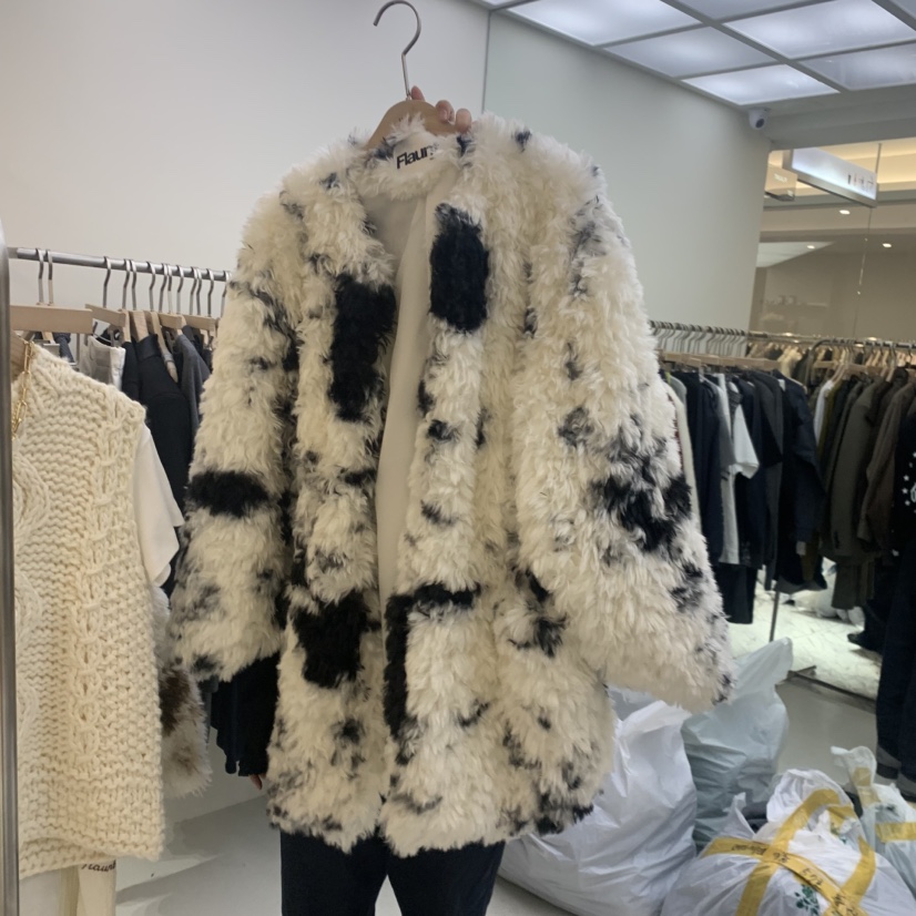 FLAUNT韓國直郵㊣女士新款熱賣推薦休閑時尚真品中長款大衣FLAUNT中長款大衣圖色2