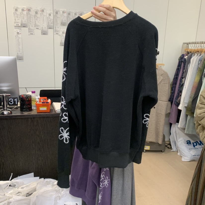 DOHWAJI韓國代購㊣女裝新款休閑熱賣推薦時尚25秋冬真品衛衣DOHWAJI衛衣