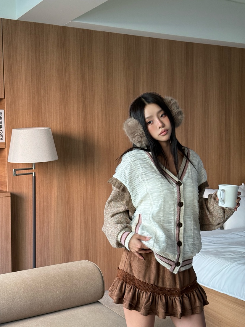 TRIPLE SEVEN東大門㊣直郵女裝新款推薦休閑職業25秋冬針織衫TRIPLE SEVEN針織衫