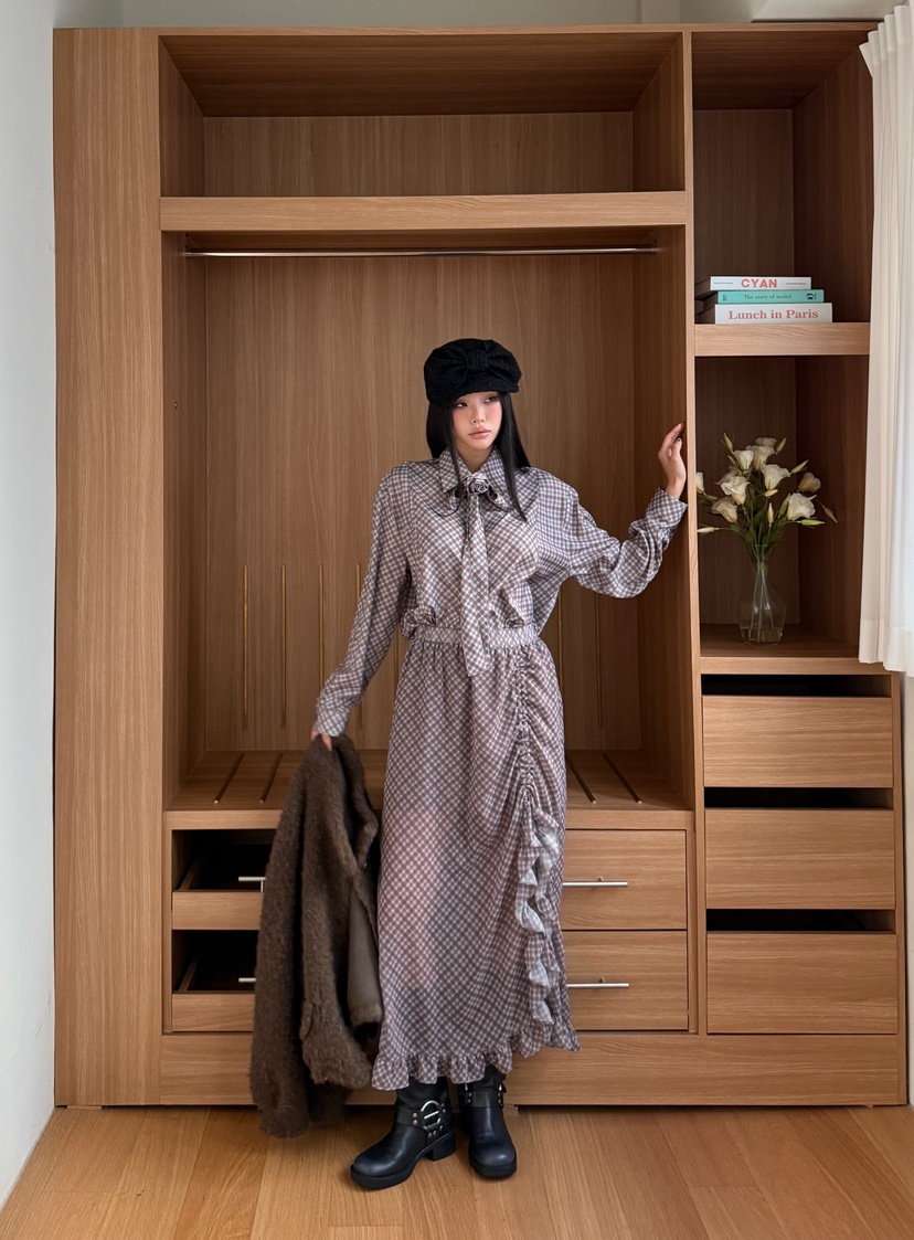 TRIPLE SEVEN東大門㊣直郵女裝新品真品推薦休閑熱賣職業長裙TRIPLE SEVEN長裙