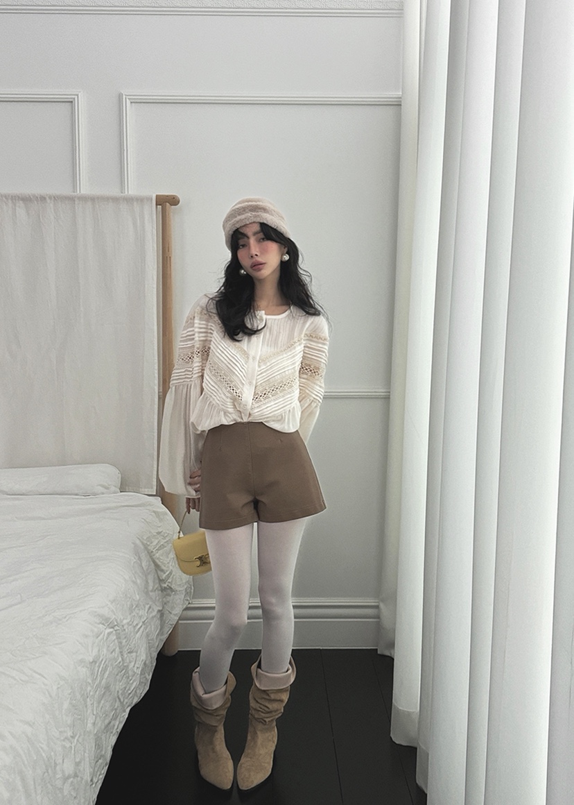 TRIPLE SEVEN東大門㊣直郵女裝新品25秋冬人氣推薦襯衫蕾絲衫TRIPLE SEVEN襯衫/蕾絲衫