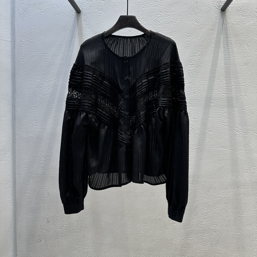 TRIPLE SEVEN東大門㊣直郵女裝新品25秋冬人氣推薦襯衫蕾絲衫TRIPLE SEVEN襯衫/蕾絲衫圖色3