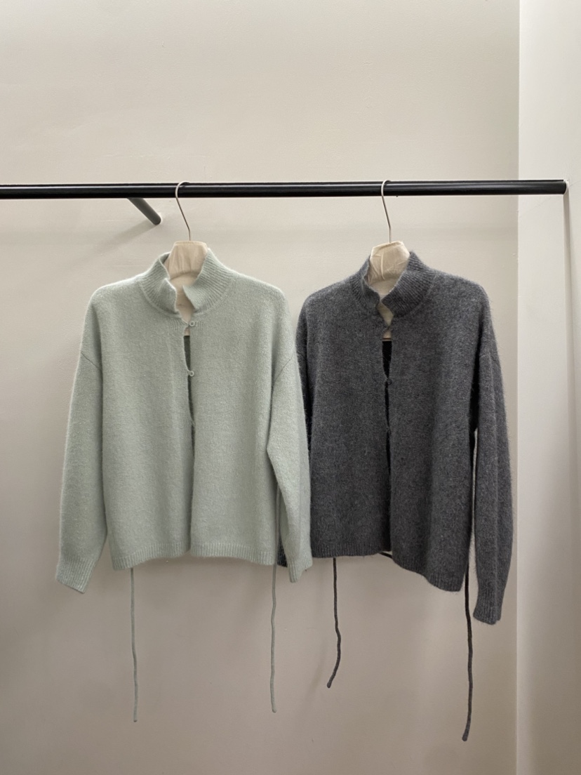 JADEMARKET韓國直郵㊣女士新款真品熱賣25秋冬針織衫含腰繩JADE MARKET針織衫