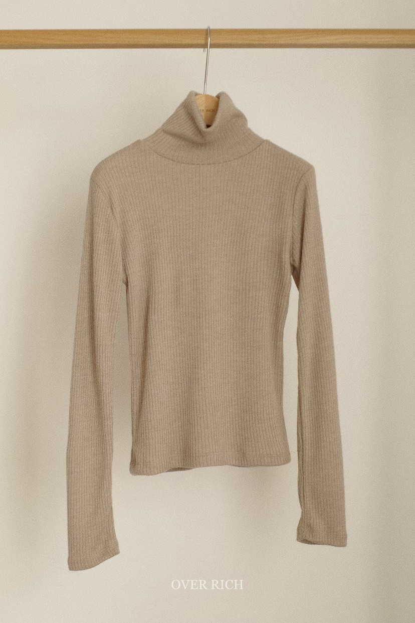 OVER RICH東大門㊣實拍女裝新款職業休閑25秋冬人氣長袖T恤OVER RICH長袖T恤圖色3